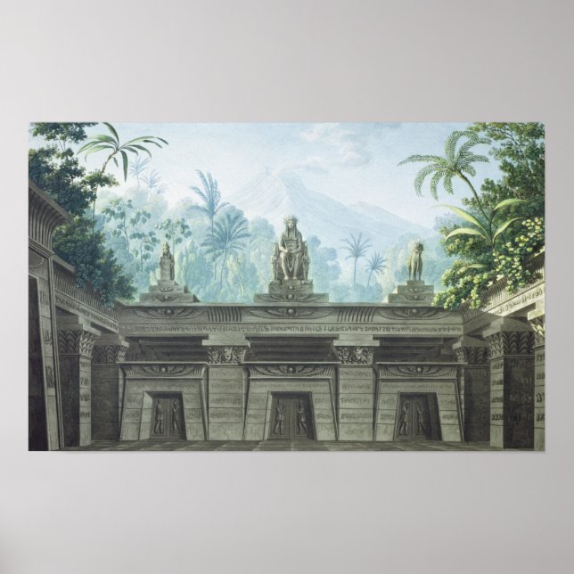 Póster Establecer el diseño para la escena de Acto I xv d (Frente)