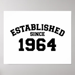 Póster Establecido desde 1964