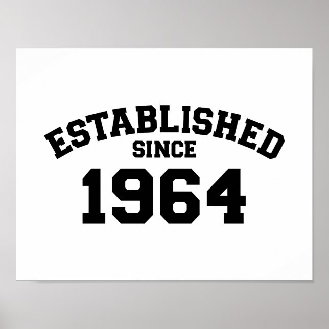 Póster Establecido desde 1964 (Frente)