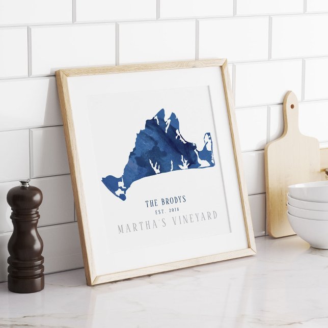 Póster Establecimiento de la familia Marthas Vineyard Blu (Subido por el creador)