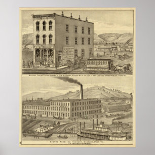 Póster Establecimiento de un comercio minorista de los de