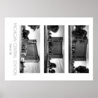 Póster Estación Central de Michigan