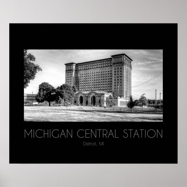 Póster Estación central de Michigan (Frente)
