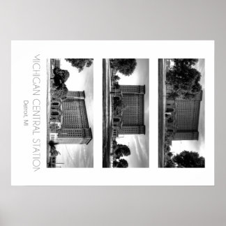 Póster Estación Central de Michigan