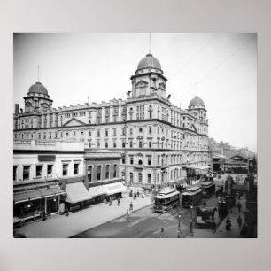 Póster Estación central magnífica: 1900