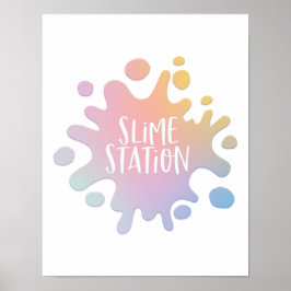 Póster Estación de arcoiris