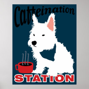 Póster Estación de cafeína