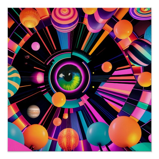 Póster Estación de Caramelo Psíquico (Anverso)