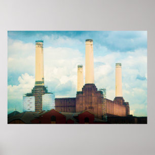 Póster Estación de energía Battersea