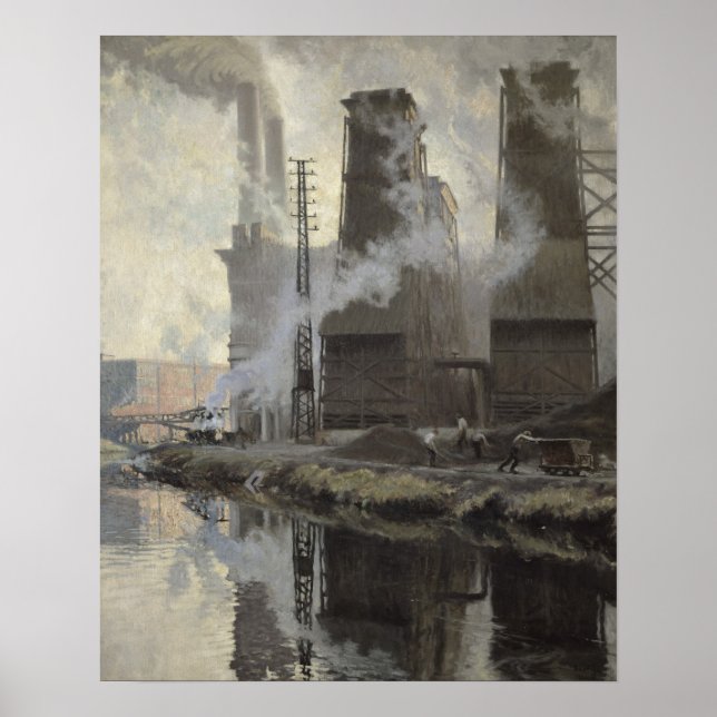 Póster Estación de energía de Croix-Wasquehal (Frente)