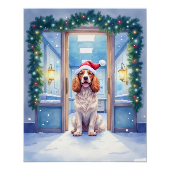 Póster Estación de enfermería de Cocker Spaniel inglés so (Anverso)