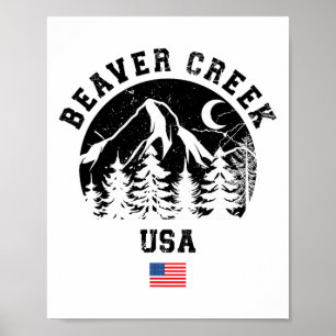 Póster Estación de esquí alpino Beaver Creek Colorado