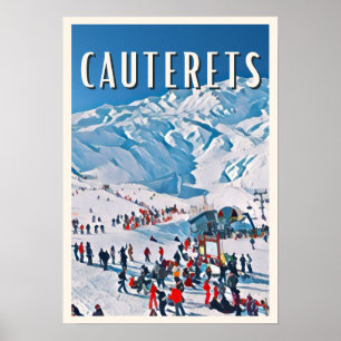 Póster Estación de esquí Cauterets