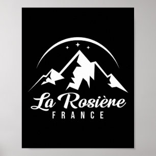 Póster Estación de esquí de La Rosière Francia Esquí Snow