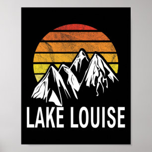 Póster Estación de esquí de Lake Louise Banff Alberta Can