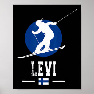 Póster Estación de esquí de Levi Finlandia Estación de es