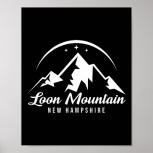 Póster Estación de esquí de Loon Mountain New Hampshire N