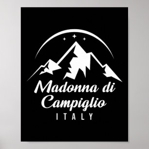 Póster Estación de esquí de Madonna Di Campiglio Italia E
