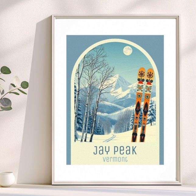 Póster Estación de esquí Jay Peak Vermont (Subido por el creador)