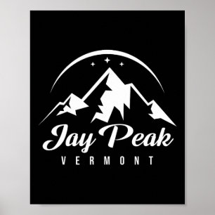 Póster Estación de esquí Jay Peak Vermont Ski Resort Snow