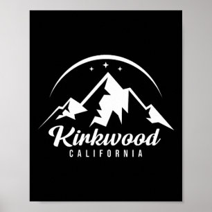 Póster Estación de esquí Kirkwood California Ski Resort S