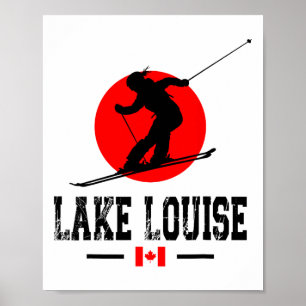 Póster Estación de esquí Lake Louise Canada