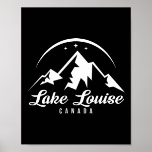 Póster Estación de esquí Lake Louise Canada Ski Resort Sn