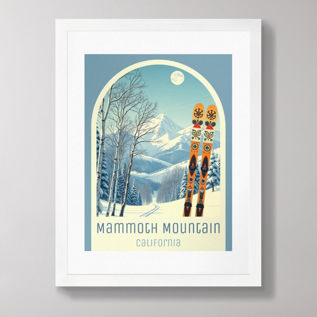 Póster Estación de esquí Mammoth Mountain California (Subido por el creador)