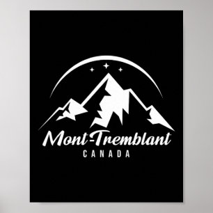 Póster Estación de esquí Mont-tremblant Canada