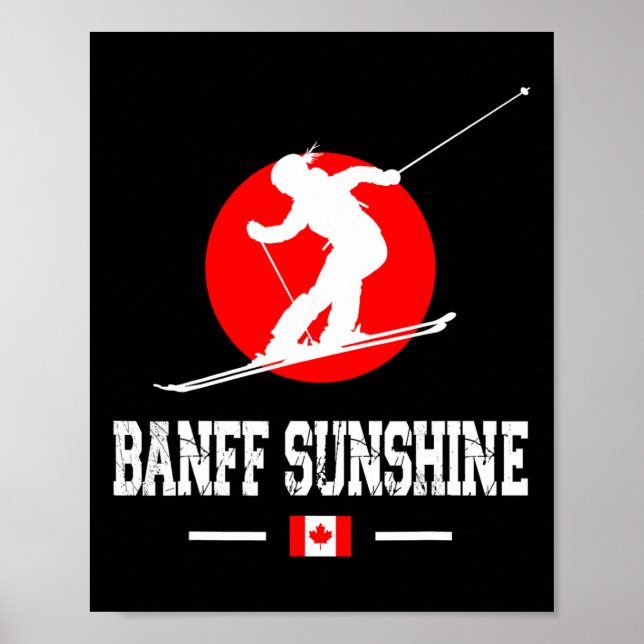Póster Estación de esquí Nff Sunshine Canada (Frente)