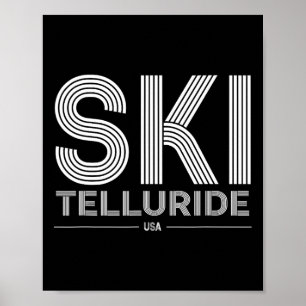 Póster Estación De Esquí Telluride Usa Rocky Mountains Am