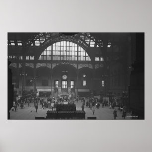 Póster Estación de ferrocarril