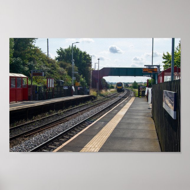 Póster Estación de Ferrocarril Cottingley, Leeds (Frente)