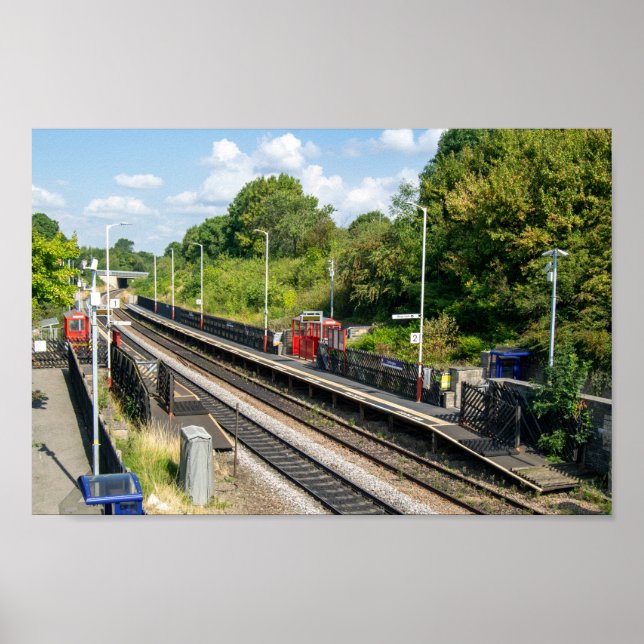 Póster Estación de Ferrocarril Cottingley, Leeds (Frente)