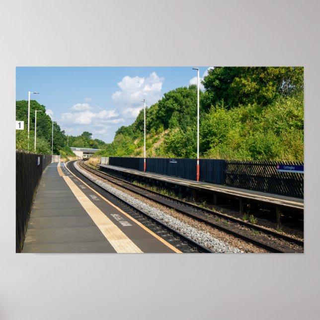 Póster Estación de ferrocarril de Cottingley, Leeds (Frente)