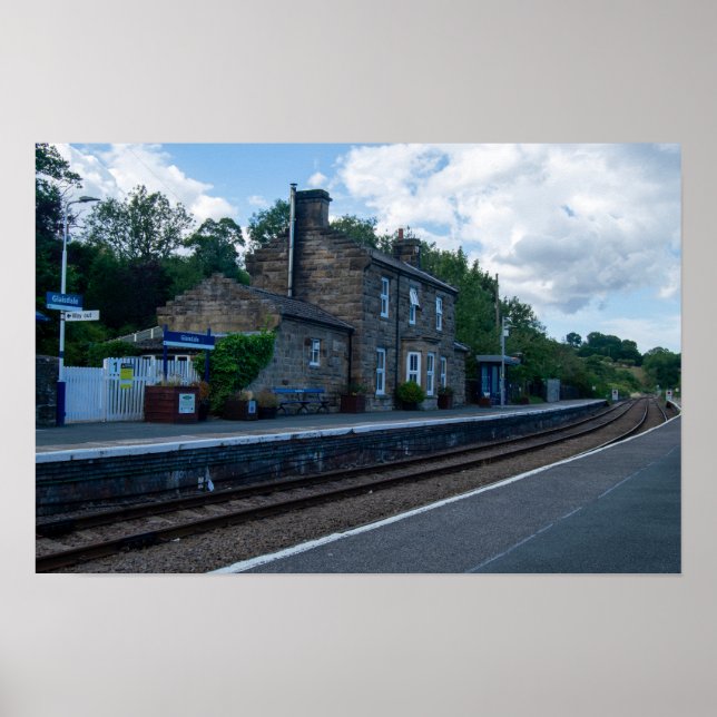 Póster Estación de Ferrocarril de Glaisdale (Frente)
