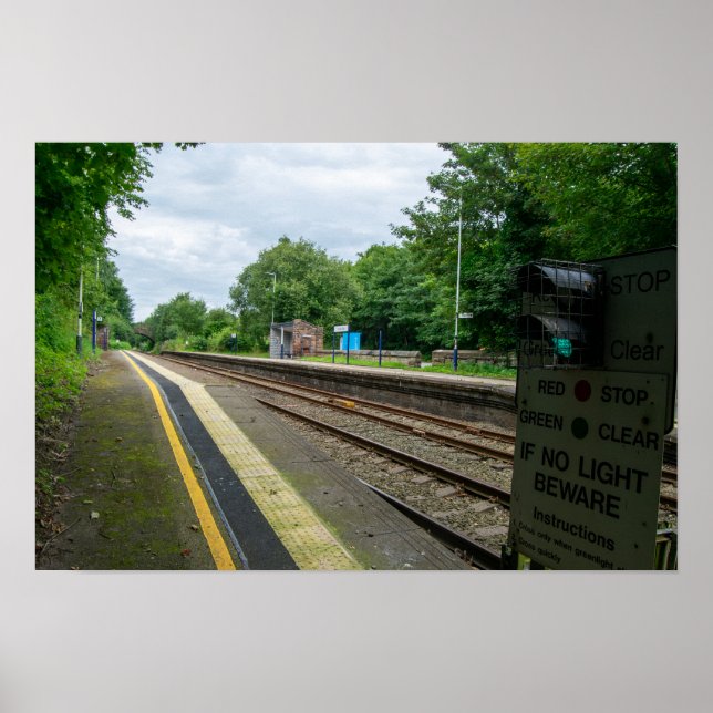 Póster Estación de ferrocarril de Ince and Elton (Frente)