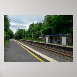 Póster Estación de ferrocarril de Ince y Elton