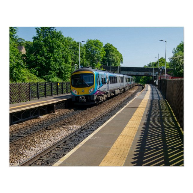 Póster Estación de ferrocarril Deighton, Huddersfield (Anverso)