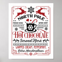 Estación de Fiesta de chocolate caliente