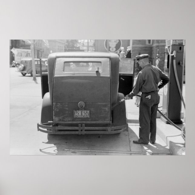 Póster Estación de gas de Sturgeon Bay: 1940 (Frente)