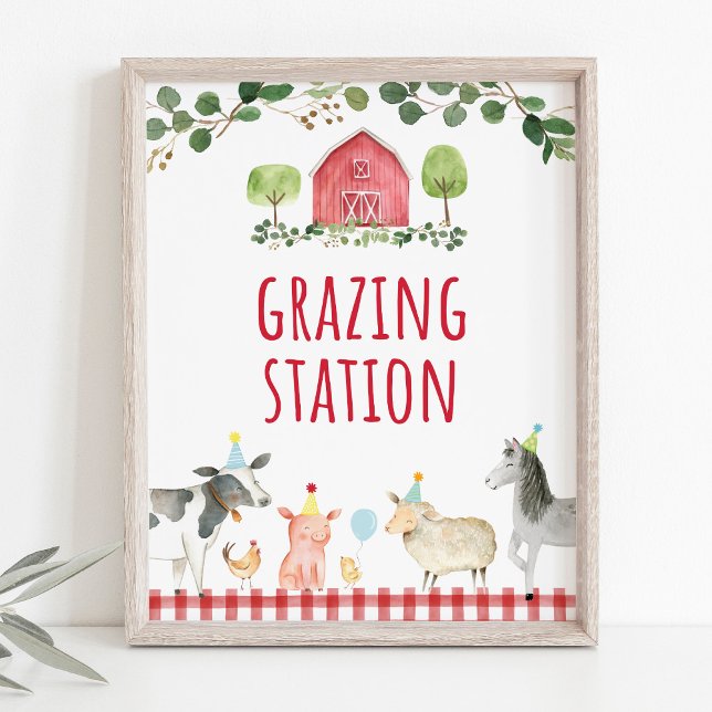 Póster Estación de Grazing de la Granja Greenery Rótulo d (Subido por el creador)