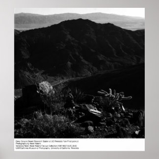 Póster Estación de investigación del desierto del Cañón P