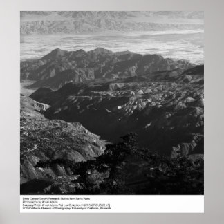 Póster Estación de investigación del desierto del Cañón P