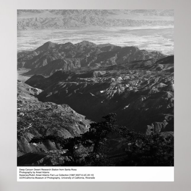 Póster Estación de investigación del desierto del Cañón P (Frente)