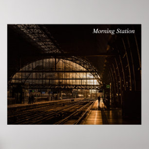 Póster Estación de la mañana