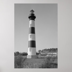 Póster Estación de luz de la isla Bodie