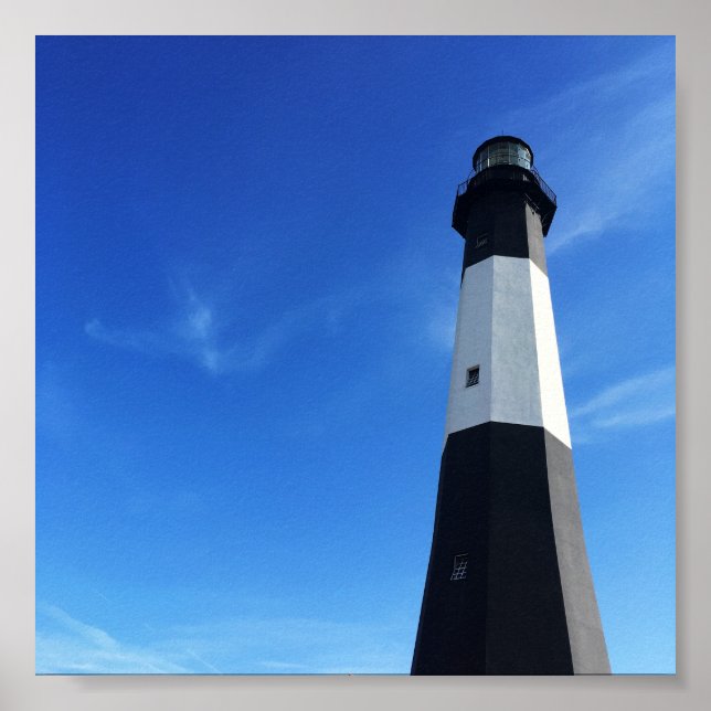 Póster estación de luz de la isla tybee (Frente)