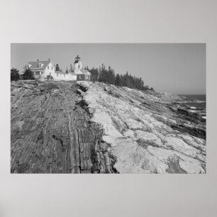 Póster Estación de luz Pemaquid Point