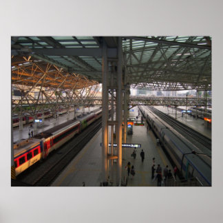 Póster estación de metro